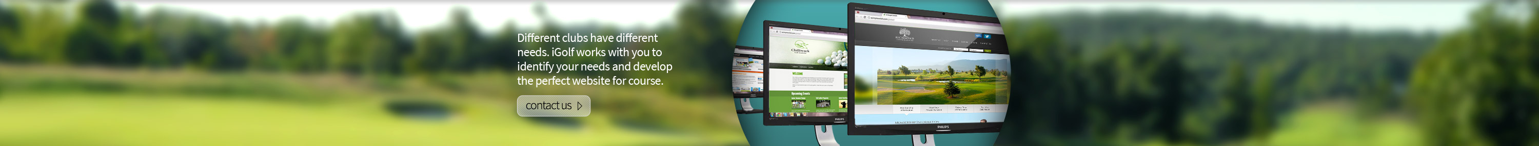 Golf Course Website Designers